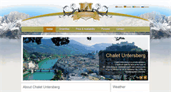 Desktop Screenshot of chaletuntersberg.com